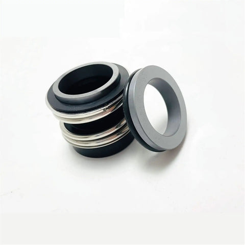 Heavy Duty Elastomer Bellows Mechanical Seal Mg12 14 With G6 Silicon Carbide 14 mm Shaft, showing rubber bellows and ceramic seat.