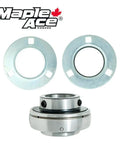 Rock Solid Pillow Block Bearing With Round Flange 3-Bolt Housing And 1-1/8 Inch Bore for Heavy Duty Machinery UC206-18 with zinc coated steel.
