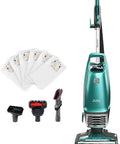Intuition Lift Up Bagged Upright Vacuum With Two Motor Power Suction And HEPA Filter No Touch Bag Tech 3 In 1 Tool included attachments