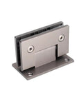 Stainless Steel Shower Screen Hinges For Frameless Glass Doors 90 Degree T Shaped Bathroom Clip Heavy Duty Glass Support Durable