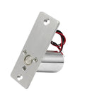 Heavy Duty Waterproof Electronic Drop Bolt Door Lock 12 Volt Induction Auto Deadbolt with metallic body and wiring.