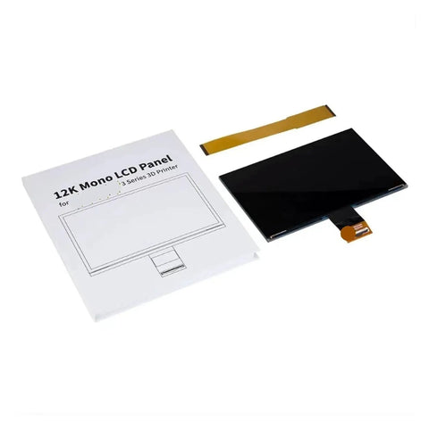 High Definition 12K LCD Screen Compatible With Saturn 3 Ultra Resin 3D Printer Display Panel Replacement Module on packaging.