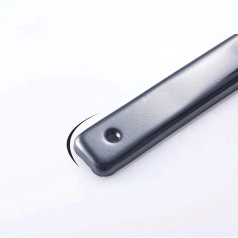 Heavy Duty Triangle Steel Shelf Brackets For Floating Walls Rust Proof Powder Coat close-up showing mounting pad detail.