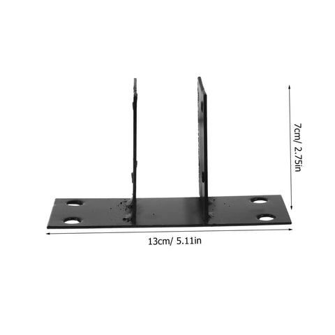 Sturdy Metal Fence Base Stakes Kit For Garden Edging, Rustproof Fence Holders, 10-Piece Set For Easy Install In Your Yard, Courtyard, And Backyard, Durable Ground Anchors For Outdoor Privacy And Neat Edges