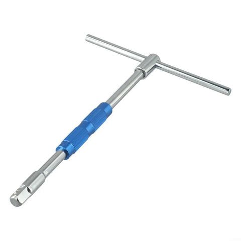 Pro Grade Half Inch Drive T Handle Socket Wrench Built Tough With Detachable Shaft and Grippy Heat Treated Carbon Steel Grip, 10.2 inch