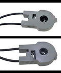 Badass AC Heater Control Switch Replacement For Ford Focus And Transit Connect 2000 To 2013, gray actuator with wiring.