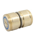 Durable Waterproof Roller Guide Assembly With Bearing Pulley For EDM Wire Cutting Machines, brass finish close-up