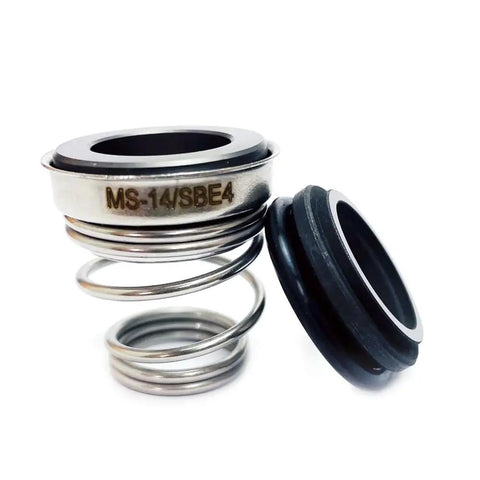 Boss Grade MS 14 Sbe4 Mechanical Shaft Seal for 14mm Pumps with SIC Carbon EPDM build, showing seal components.