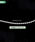 Heavy Duty Pom Beaded Chain Cord For Shade Repairs That Zips Through Totally Stress Free Over 11 Yard Run, 4.5mm diameter.
