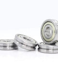 Ready To Roll V Groove Roller Bearings 10X30X9mm Sealed Steel Balls For Slick Pulley Wheels And Smooth Linear Tracks, four pack view.