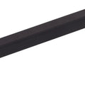Premium Flat Black Bar Pull Cabinet Handles With 128 Millimeter Center To Center Spacing, sleek design for modern kitchen use.