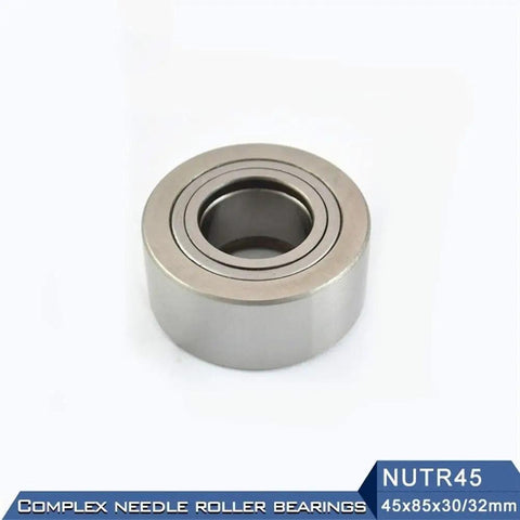 Bad Boy Yoke Type Track Roller Needle Bearing NUTR45, steel roller bearing, 45x85x30mm size, designed for heavy load handling.