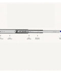 Tough As Nails Heavy Duty Drawer Slides With Secure Clip Lock For Big Loads 53Mm Cold Rolled Steel Runners showing installation details.