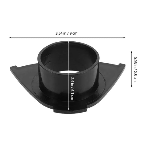 Plastic Gasket Rings 6 Pack Wear-Resistant Replacement Parts For Capsule Vending Machines Universal Fit Easy Installation Mini Vending Machine Repairs Upgrade Your Vending Machine Accessories, black plastic, 9 cm