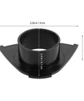 6 Pack Plastic Gasket Rings For Capsule Machine Repair Kit With Optimal Alignment And Universal Fit Replacement Parts For Prize Machine Accessories And Capsule Gear, black 9 cm