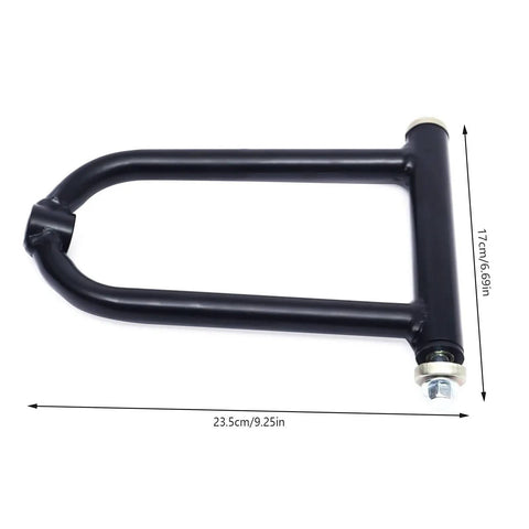 Beefy Heavy Duty Go Kart Frames With Upper And Lower Swingarms And Complete Shock Suspension Kit for DIY buggy, black metal swingarm