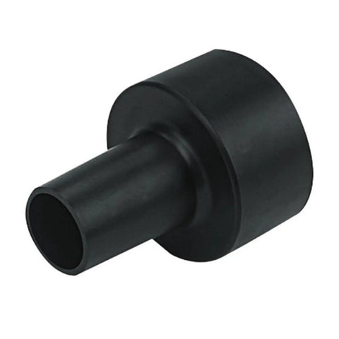Black PP vacuum hose adapter, part of Upgrade Your Setup With This Five Piece Vacuum Hose Adapter Set, for improved suction.