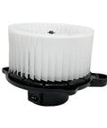 Oem Replacement AC Heater Blower Motor Fan Built Like A Tank For Hyundai Santa Fe Santa Fe Sport 2010 To 2017 And Kia Sorento 2011 To 2015 showing fan blades and connector.