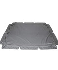 Heavy Duty Patio Swing Canopy Replacement Cover For 3 Seater Porch Swing, Waterproof Windproof Anti UV, Rip Resistant Oxford Fabric Top Cover, Grey Large Garden Furniture Cover For Backyard Living