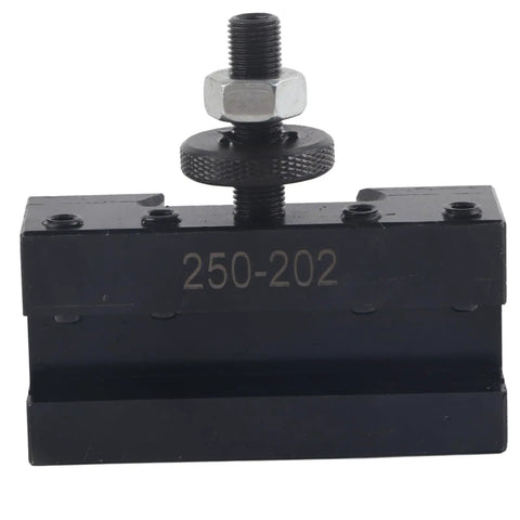 Lathe Tool Holder For Aluminum Alloy Turning Tool Holder One Quarter To Five Eighths Inch Range Pro Precision Easy Install Turning Machines And Workshop Use Rugged Construction For Stable Clamping And Easy Mounting In Busy Shops Or Home Workshops, black 250-202 clamp