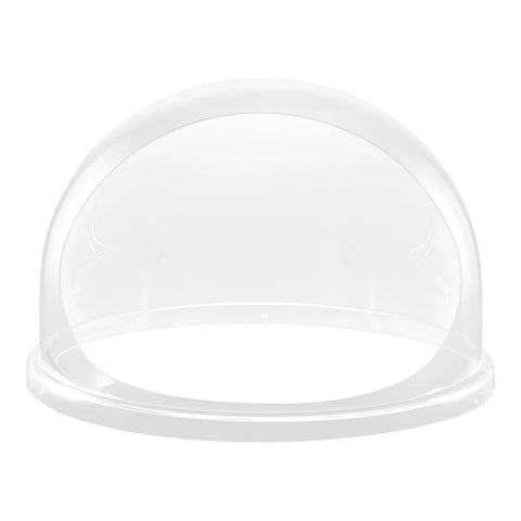 Clear Acrylic Dome Shield For Cotton Candy Machine, 21 Inch Bubble Cover with Bottom Groove, Fits 20 Inch Commercial Floss Maker Bowls