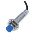 Inductive Proximity Switch Sensor LJ12A3-4 PNP/NPN 4mm Sensing Distance Built Tough Plastic Metal Housing With Smooth Onoff Control For Stable Circuit Switching, Ideal For Industrial Automation, Robotic Arms, And Conveyors. Blue cap, threaded metal body