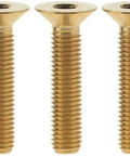 Top Shelf M6 Titanium Allen Head Screws Rainbow Countersunk Bolts Heavy Duty Fastener Set High Strength with precision threads