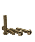 Straight Up Top Shelf Fifty Pack Of Torx Drive Machine Screws Fasteners Crafted For Woodworking And Diy Builds Featuring Button Pan Heads And High Grade Steel For Dead Tight Grips.