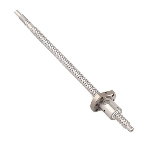 Premium Rolled Ballscrew 300Mm Featuring Anti Backlash Design With Heavy Duty Metal Ball Nut Engineered For Cnc Mills And Printers.