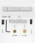 Heavy Duty Stainless Steel Sliding Door Rollers With Double Copper Ball Bearings For Dead Quiet Glass Doors And Drawers Rock Solid Shower Pulleys hardware parts layout.