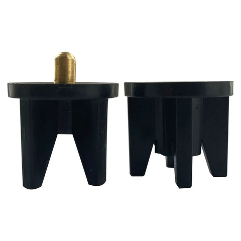 Premium Universal Replacement Clutch Plugs For Indoor Outdoor Roller Blinds And Window Shades Black 28mm Tube Connector, detailed view.