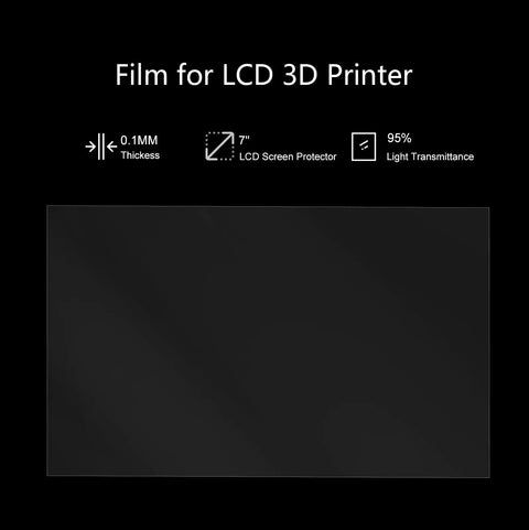 Straight Up Superior Screen Protector For 8.9 Inch Resin 3D Printer Display With Smooth As Glass Feel And Top Tier Scratch Shield Compatible With Elegoo Saturn Anycubic Photon Mono X 4K Voxelab Proxima 0.1mm thickness and 95% light transmittance