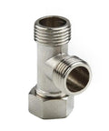 Tough And Slick T Adapter Diverter Valve For Bidet Sprayer And Shower Splitter with solid brass material and G1.2 fittings.
