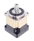 Premium Helical Gear Precision Planetary Reduction Gearbox Tailored For Stepper And Servo Motors with a metallic finish and compact design.