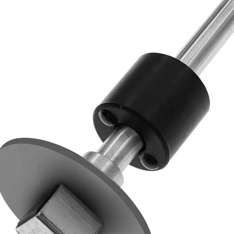 Close-up of Built Like A Tank 34 Inch Fuel And Water Tank Sending Unit With 230 To 33 Ohm Signal Output For Boats Trucks Rv.