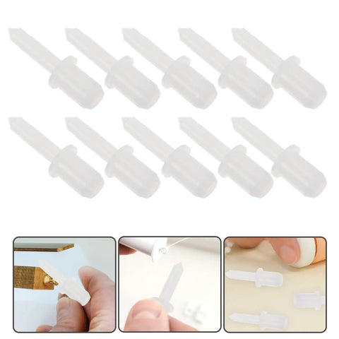 Heavy Duty Window Screen And Plantation Shutter Repair Kit 60 Piece Assortment with spring loaded pins for easy window repairs.