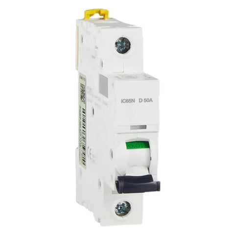 High Performance Air Switch Circuit Breaker For Modern Home Grid With No Joke Thermal Cut Off And Easy Flip Operation, 50A, 4 pole frame.