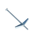 1/8 Inch Toggle Bolts For Drywall Kit With 60 Metal Anchors And Screws, Butterfly Toggle Anchors in galvanized steel