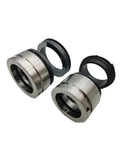 Glf Sa Mechanical Seals For Pumps Solid As A Rock Industrial Grade Replacement featuring ceramic and rubber parts, two seals, side view.
