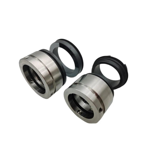 Glf Sa Mechanical Seals For Pumps Solid As A Rock Industrial Grade Replacement featuring ceramic and rubber parts, two seals, side view.