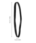 Heavy Duty Silicone Bumper Rings For Fire Extinguisher Carts, black rubber protector, 40cm size for emergency gear.