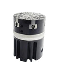 Pro Grade Pneumatic Gripper Cylinder Clamp With Six Jaw Layout For Uniform Expansion And Tight High Precision Holding Adjustable Stroke For Reliable Automation And Robotic Pick And Place Systems, black six-jaw cylinder clamp