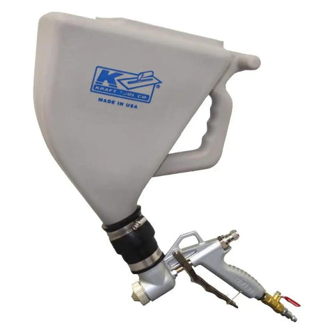Heavy Duty Deck Stain Sprayer Gun With Spacious 2.5 Gallon Hopper flexible angled neck and trigger for exterior wood coating.