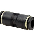 Push To Connect Pneumatic Fitting Three Eighths Inch Straight Quick Adapter For Air Water And Vacuum With Zero To One Hundred Fifty Psi