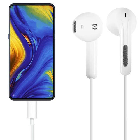 Two Pack USB C Headphones With Microphone And Volume Control, Wired Type C Earbuds compatible with smartphone