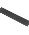 Top Shelf Rectangle Graphite Block 150X25X6MM High Purity Electrode For Precision Milling And Machine Shop Projects on a white background.