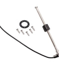 Ridiculously Tough 316 Stainless Steel Fuel Sending Unit And Water Level Gauge Sensor with mounting hardware and float arm.