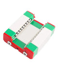 Close-up of slick sliding block from Two Pack MGN12C 400mm Linear Rail Guide Kit for 3D Printers with CNC linear rail system
