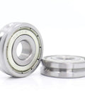 Premium V Groove Sealed Ball Bearings 10 X 30 X 9 mm Rock Solid Roller Pulley Wheel Kits, sealed steel design.