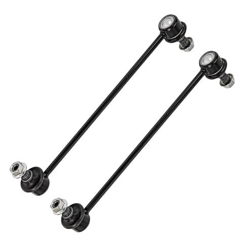 Heavy Duty 12 Piece Front Suspension Kit For 2013 To 2019 Nissan Sentra And Nv200 sway bars with black finish and end links